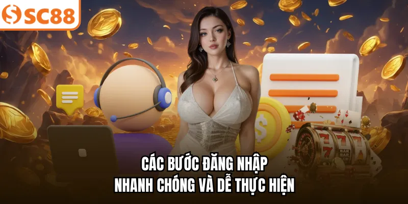 Các bước đăng nhập nhanh chóng và dễ thực hiện