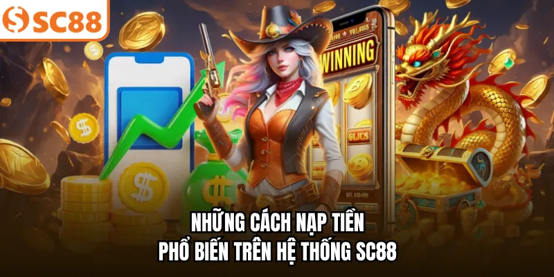 Những cách nạp tiền phổ biến trên hệ thống SC88