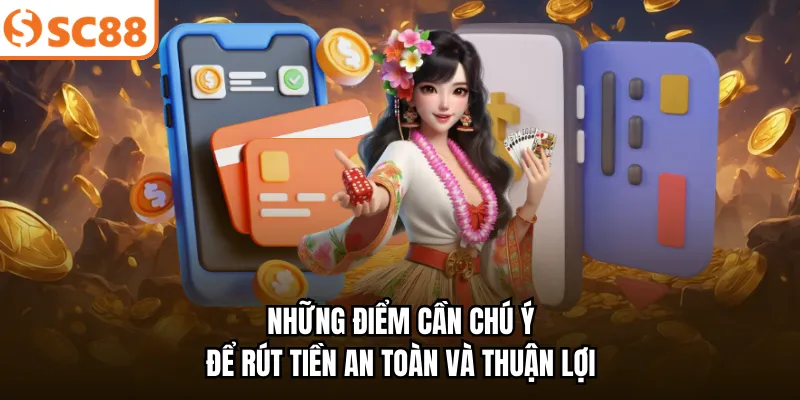 Những điểm cần chú ý để rút tiền an toàn và thuận lợi